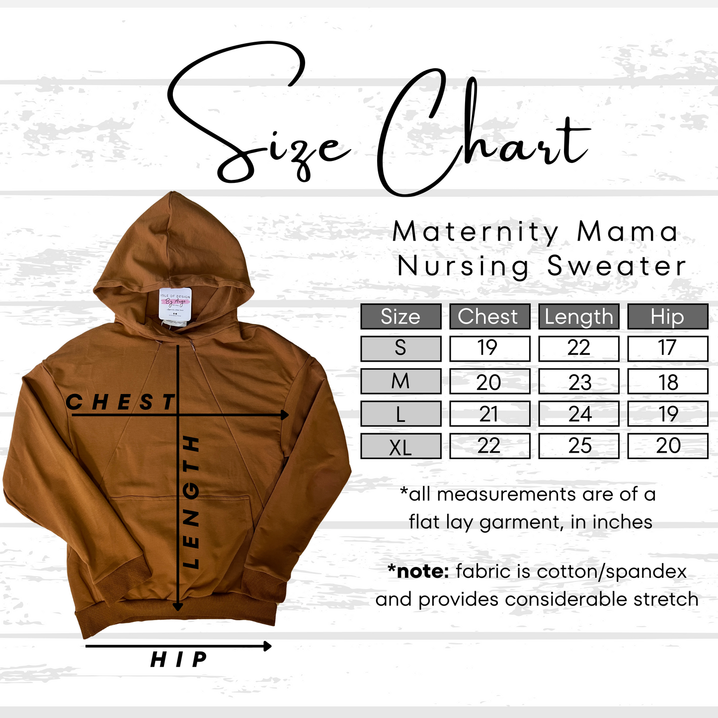 Caramel Latte Maternity-Nursing Hoodie