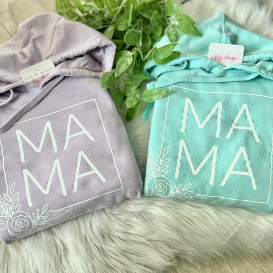 Rose MAMA Hoodie (Lavender)