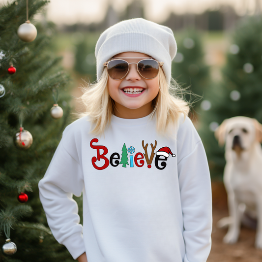 Believe Toddler Crewneck