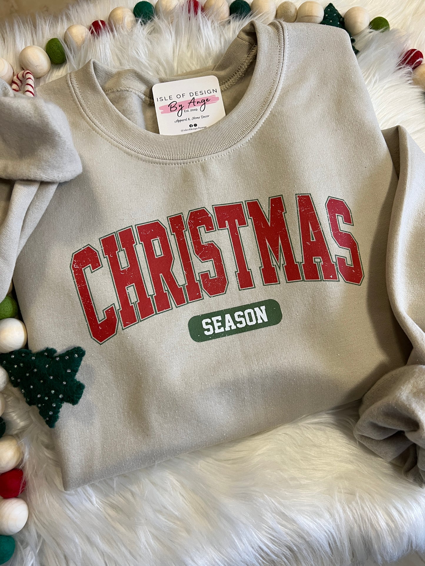 Varsity Christmas Season Classic Crewneck
