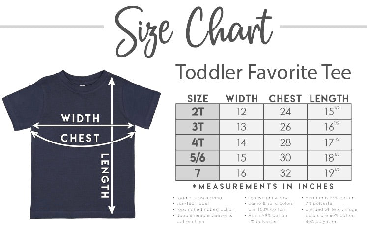 "West Coast Waves” Toddler Favorite Tee