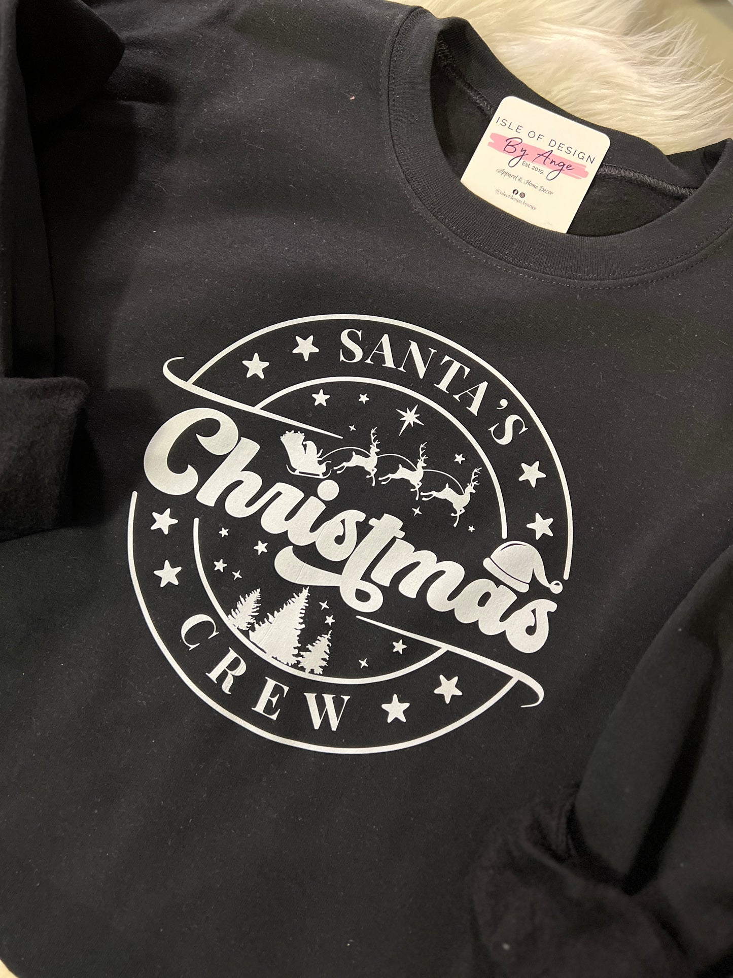 Santa's Christmas Crew Toddler Crewneck