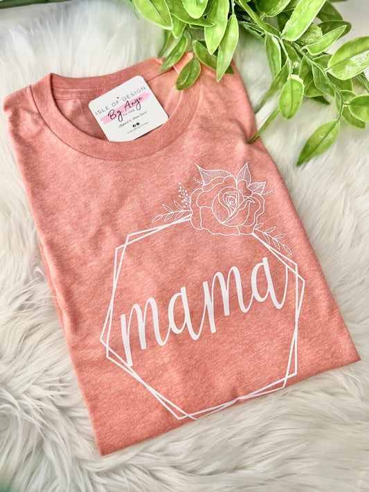 Floral Hex MAMA Favorite Tee