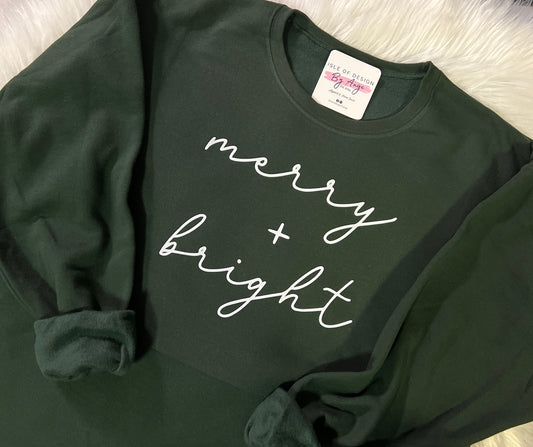 Merry + Bright Luxe Crewneck