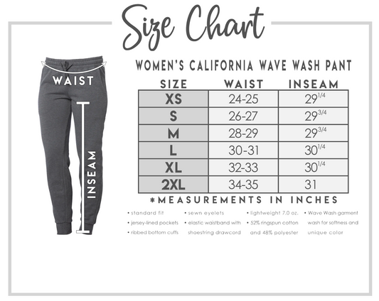 BLANK SALE: Ladies Eco-Fleece Joggers Camo (M ONLY)