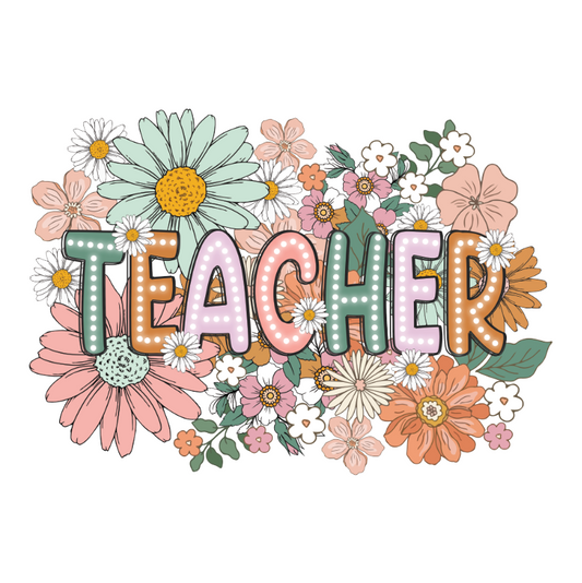 Teacher Decals (+ Glass Cup Option)