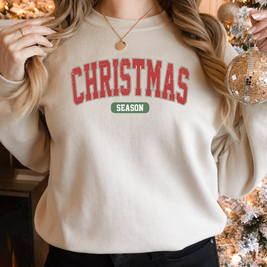 Varsity Christmas Season Classic Crewneck
