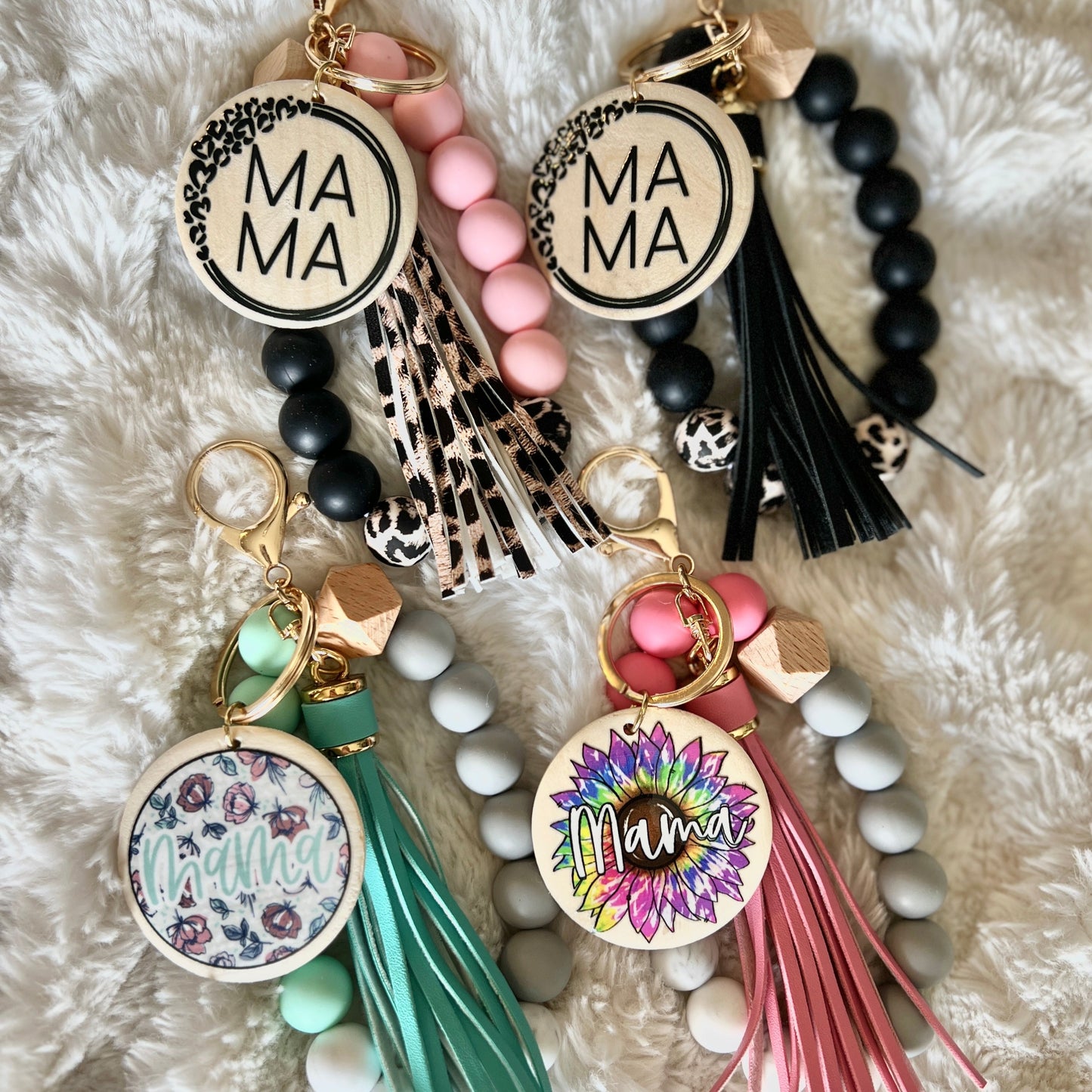 MAMA Wristlet Keychain