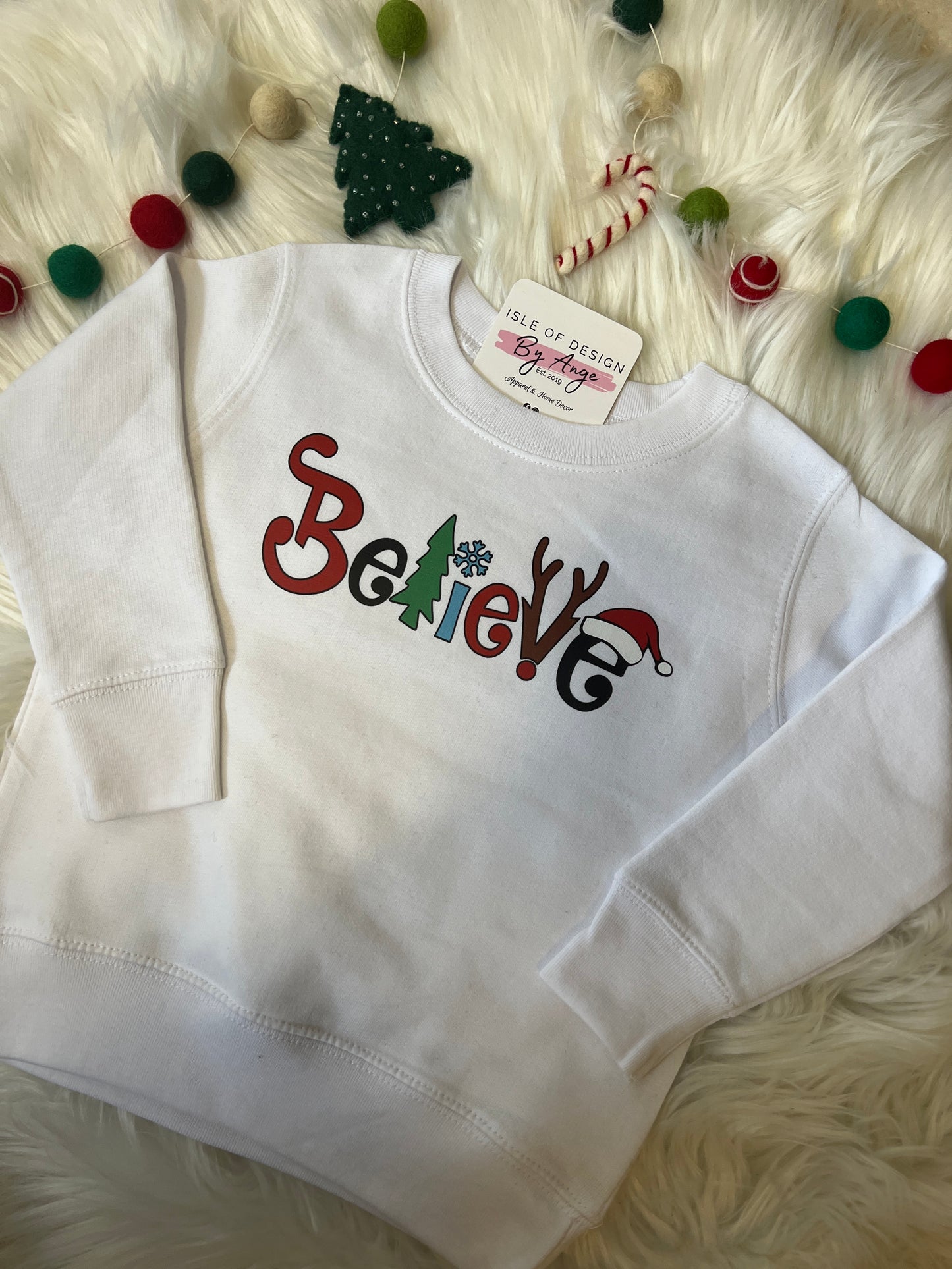 Believe Toddler Crewneck