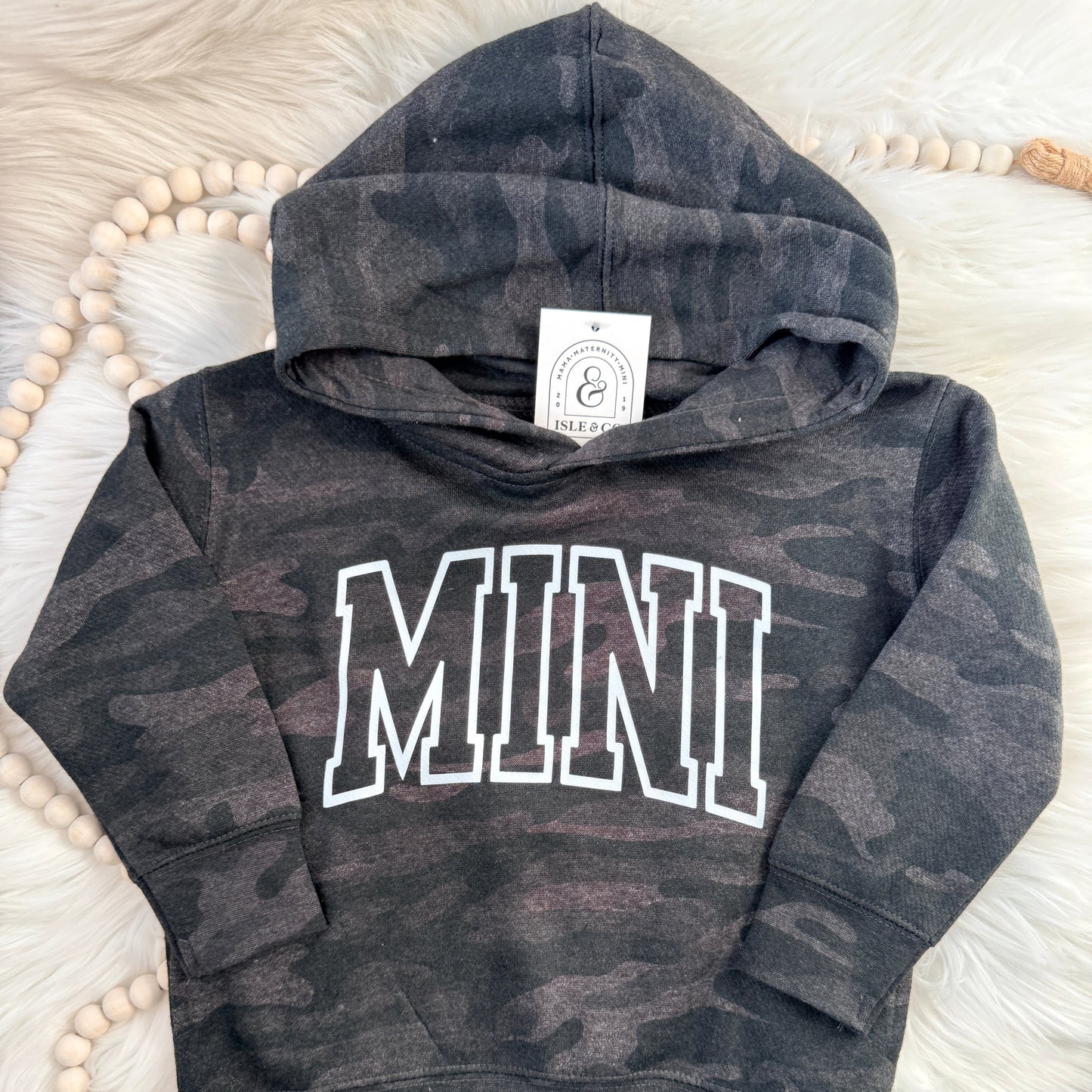XL Varsity MINI Toddler Pullover Hoodie (STORM CAMO)