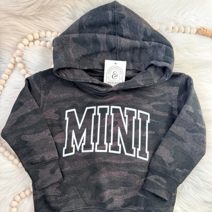 XL Varsity MINI Toddler Pullover Hoodie (STORM CAMO)