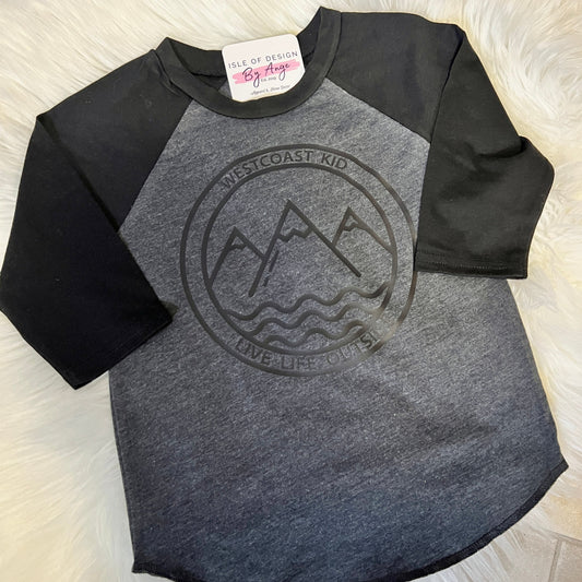 West Coast Kid Baseball Tee