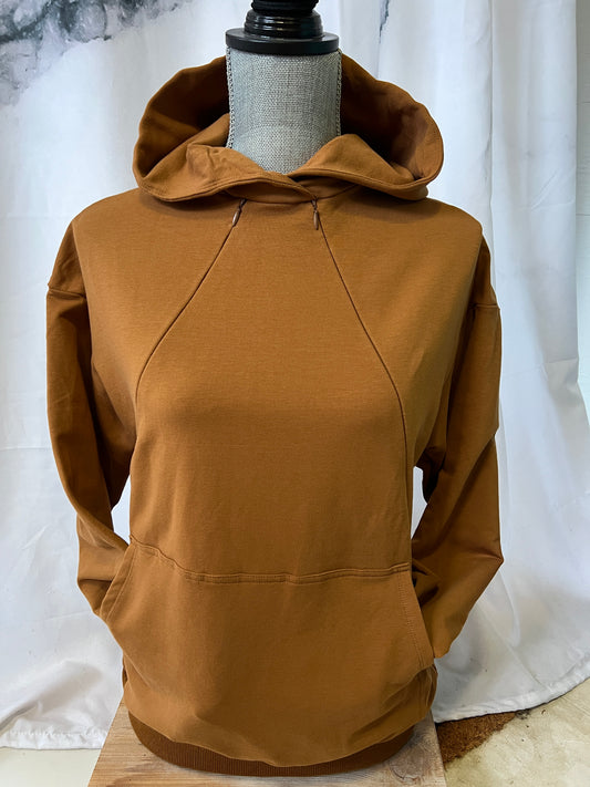 Caramel Latte Maternity-Nursing Hoodie