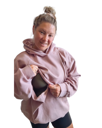 PRE-ORDER: Dusty Lilac Premium Nursing Hoodie