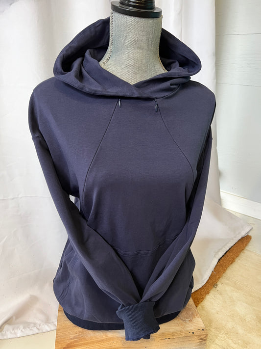 Midnight Navy Maternity-Nursing Hoodie