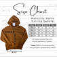 Caramel Latte Maternity-Nursing Hoodie