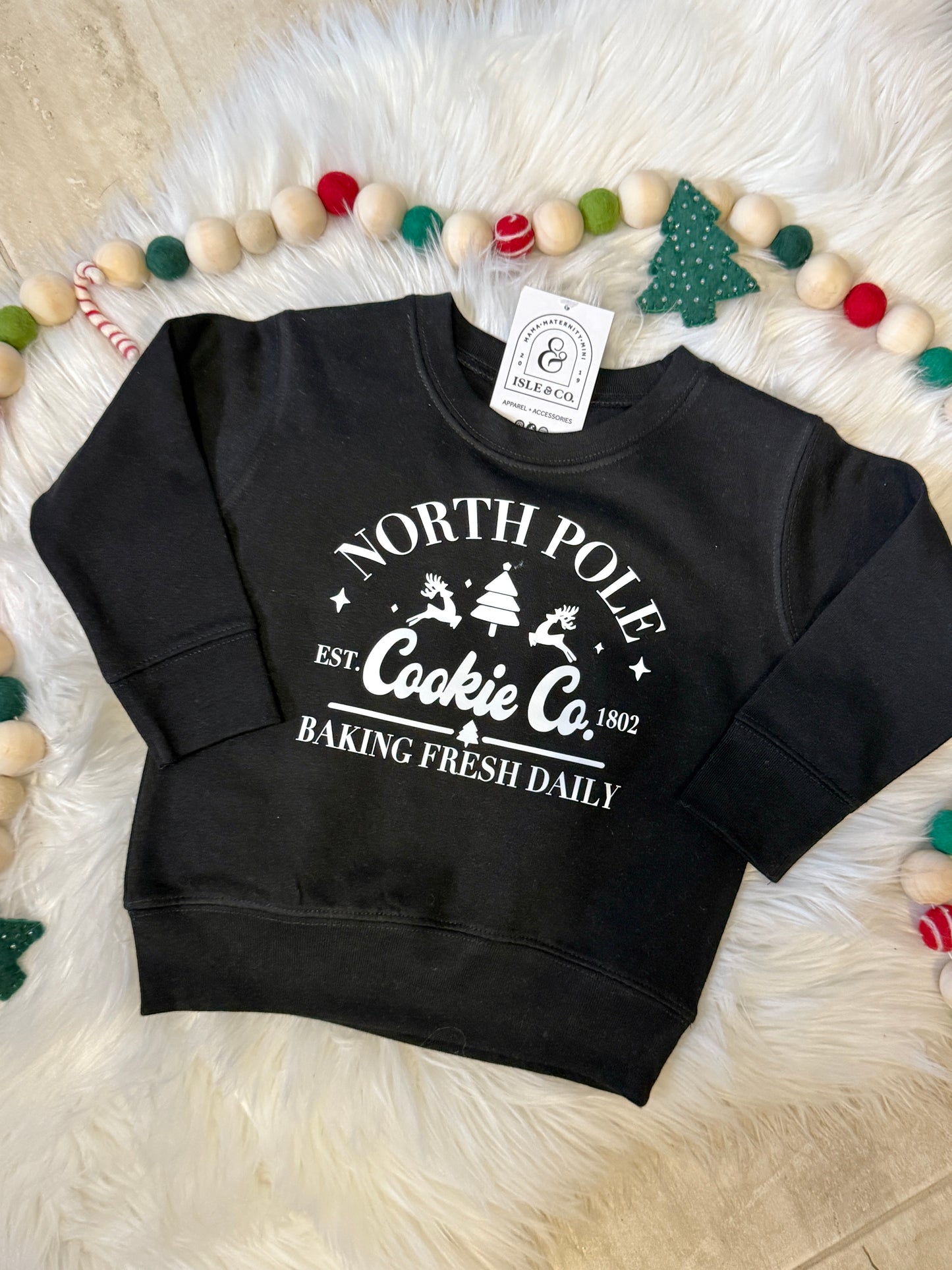 North Pole Cookie Co. Toddler Crewneck