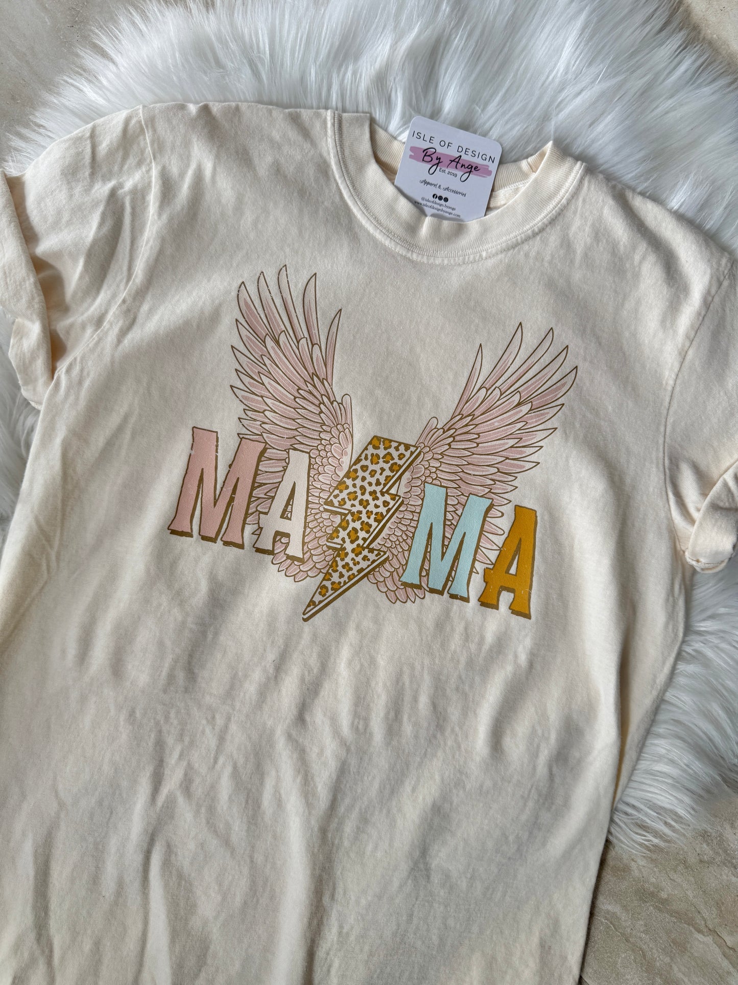 "MAMA" Vintage Wash Band Tee
