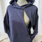 Midnight Navy Maternity-Nursing Hoodie