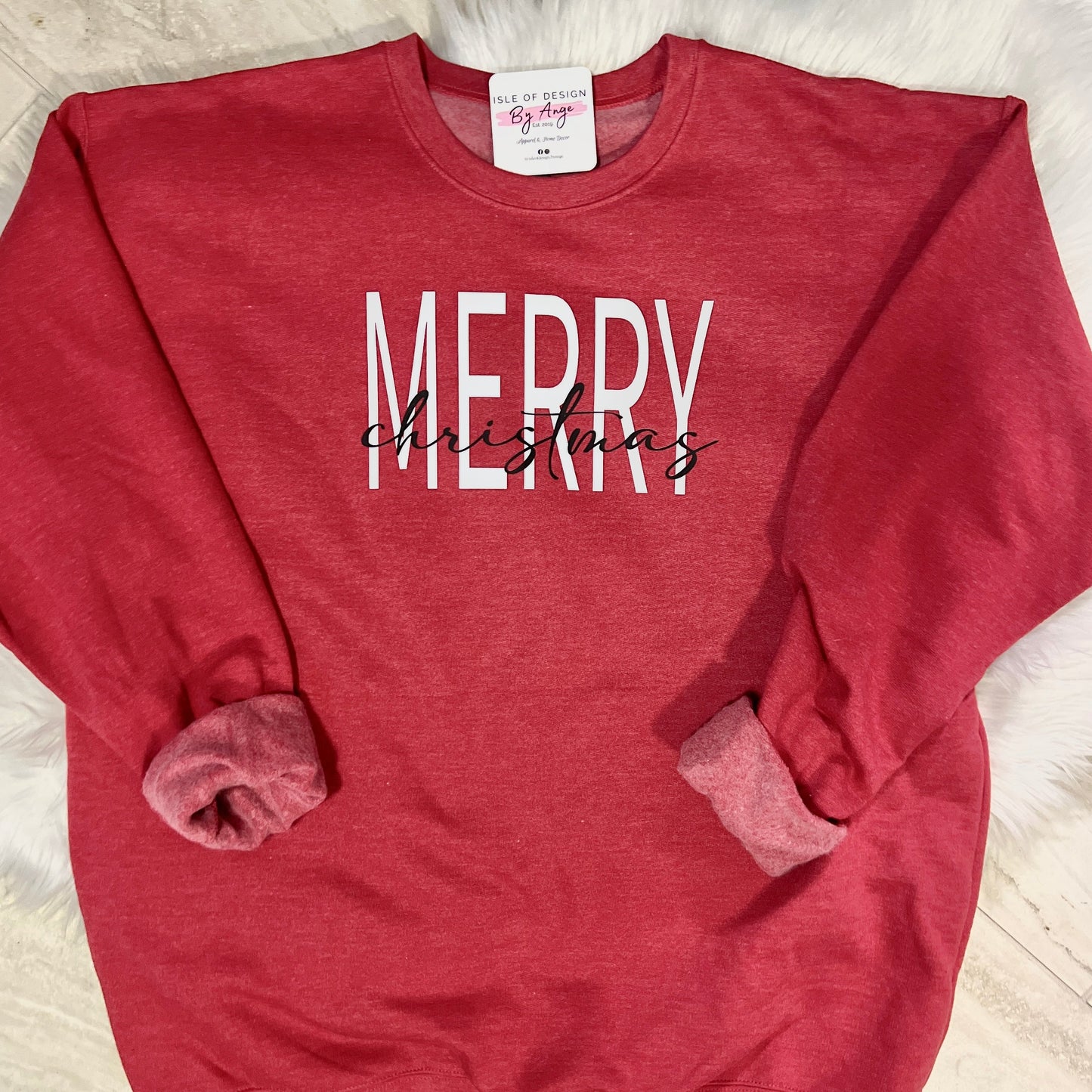 Merry Christmas Luxe Crewneck