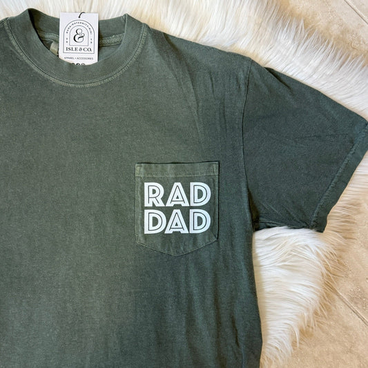 RAD DAD Vintage Wash POCKET Tee
