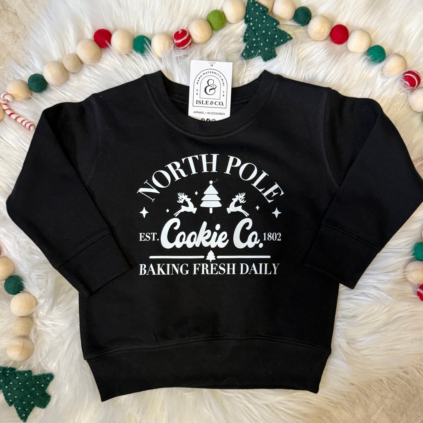 North Pole Cookie Co. Toddler Crewneck