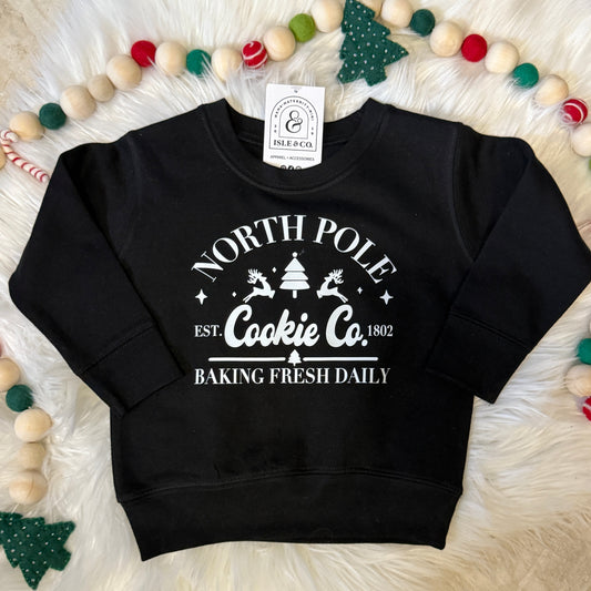 North Pole Cookie Co. Toddler Crewneck