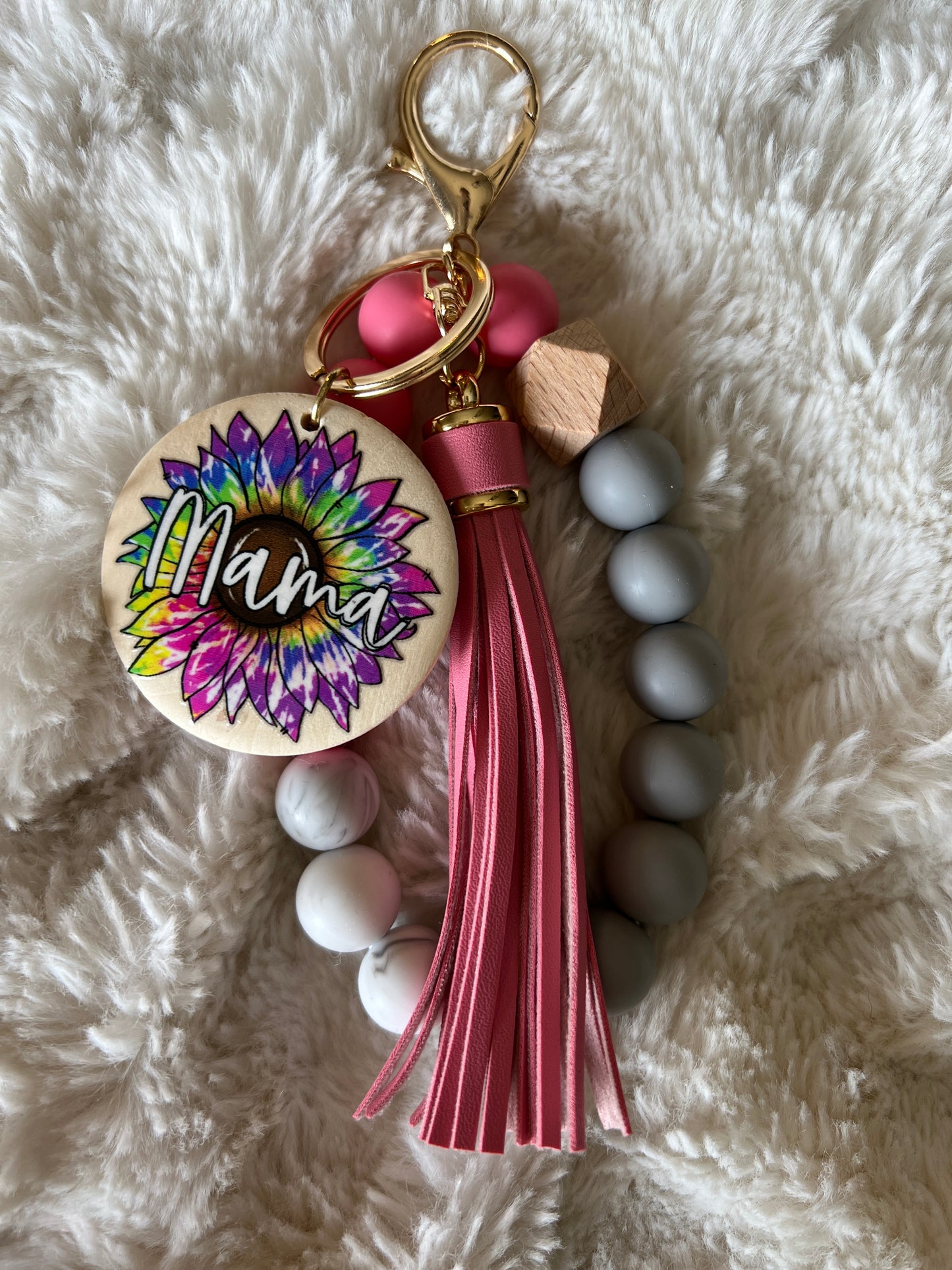 MAMA Wristlet Keychain