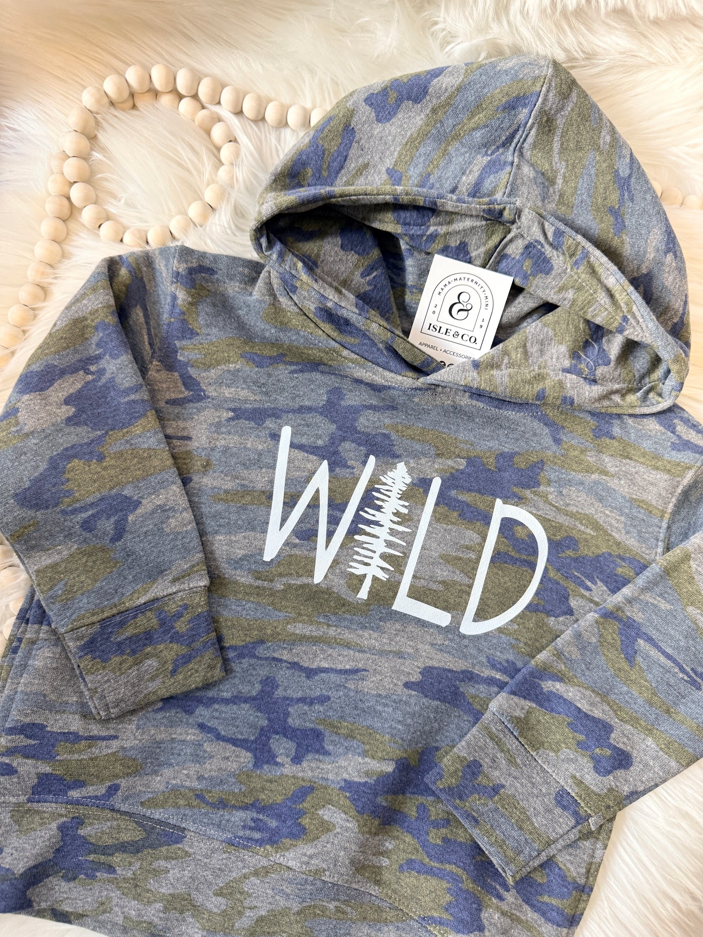 "WILD" Toddler Pullover Hoodie