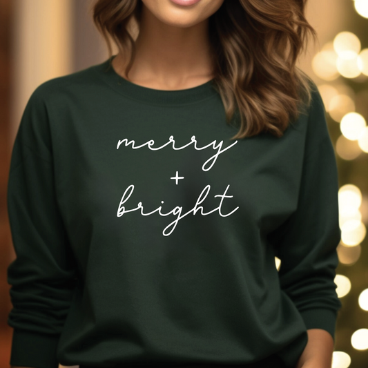 Merry + Bright Luxe Crewneck