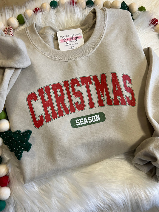 Varsity Christmas Season Classic Crewneck