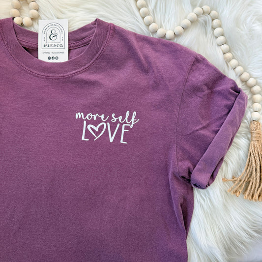 "More Self Love" Adult Vintage Wash Favorite Tee