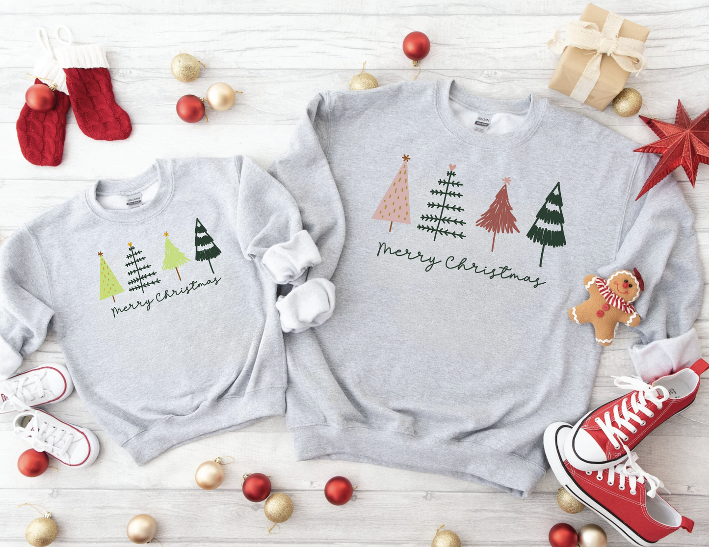Whimsical Trees Toddler Crewneck