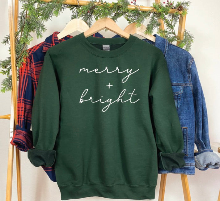 Merry + Bright Luxe Crewneck