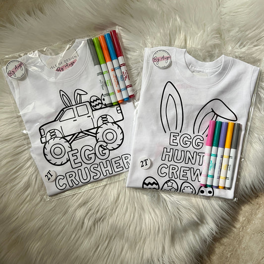 Easter Coloring Book Tee