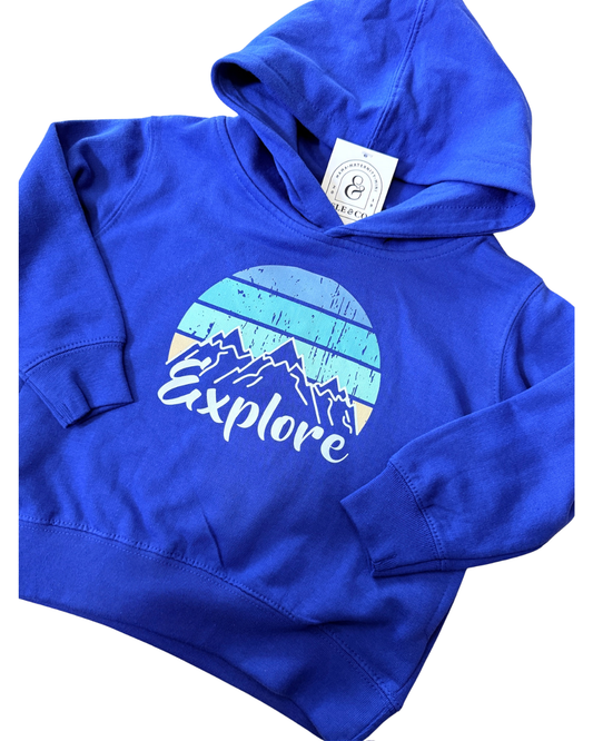 "Explore Sunsets" Toddler Pullover Hoodie