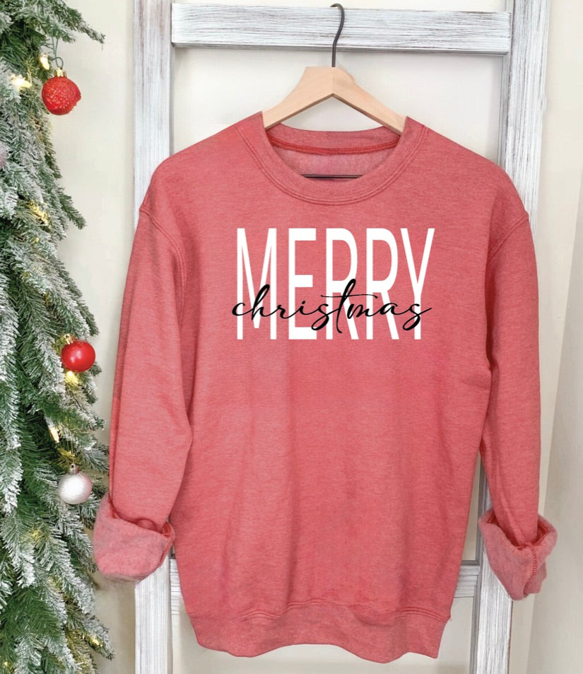 Merry Christmas Luxe Crewneck