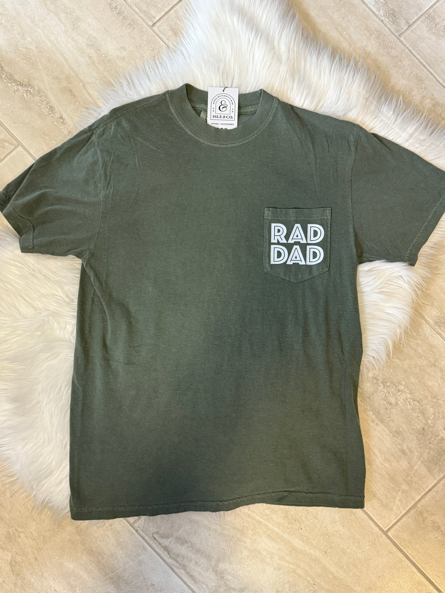 RAD DAD Vintage Wash POCKET Tee