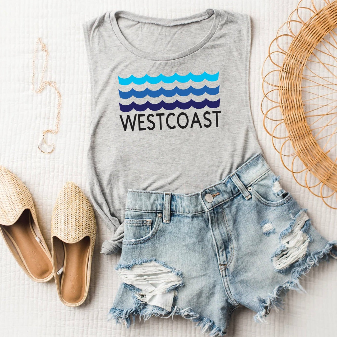 Westcoast Wave Ladies Tank