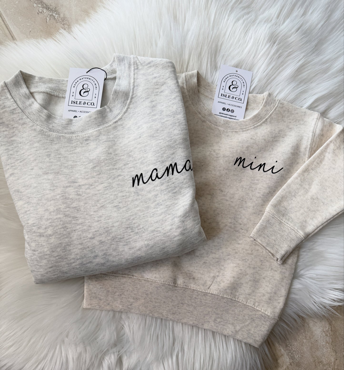 Classic Script MINI Toddler Crewneck