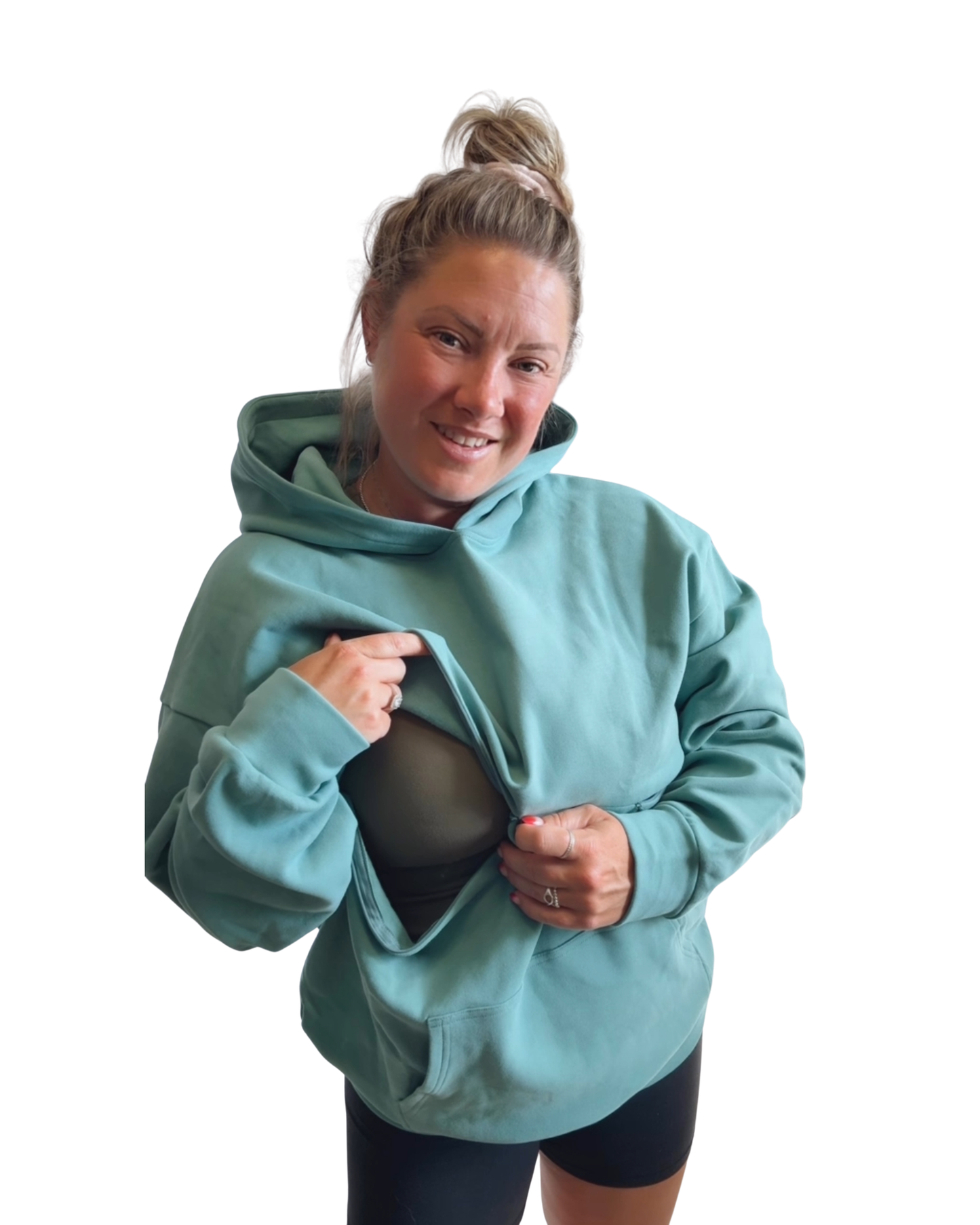 PRE-ORDER: Deep Teal Premium Nursing Hoodie