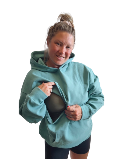 PRE-ORDER: Deep Teal Premium Nursing Hoodie