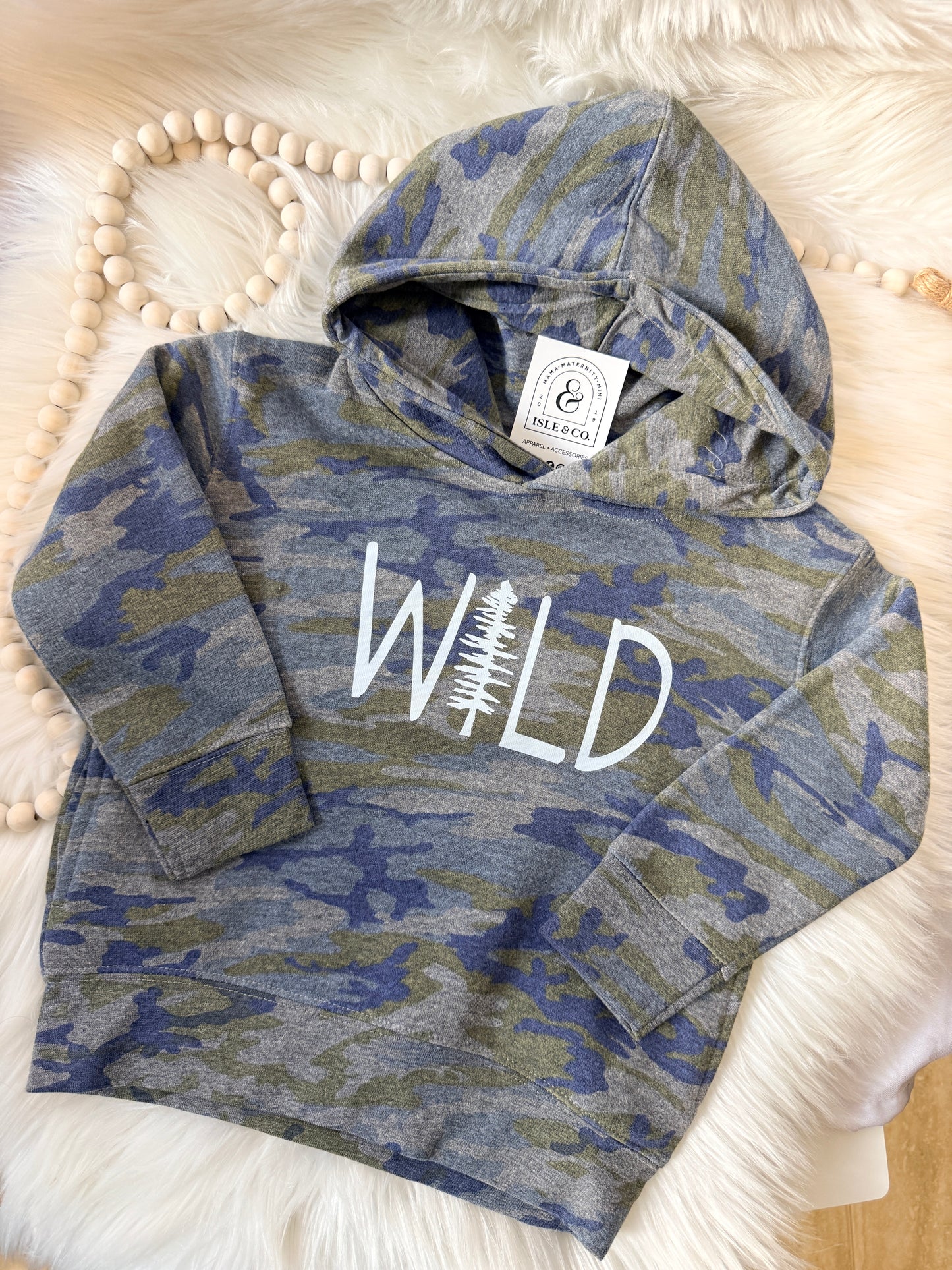 "WILD" Toddler Pullover Hoodie