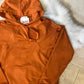 Burnt Orange Maternity-Nursing Hoodie