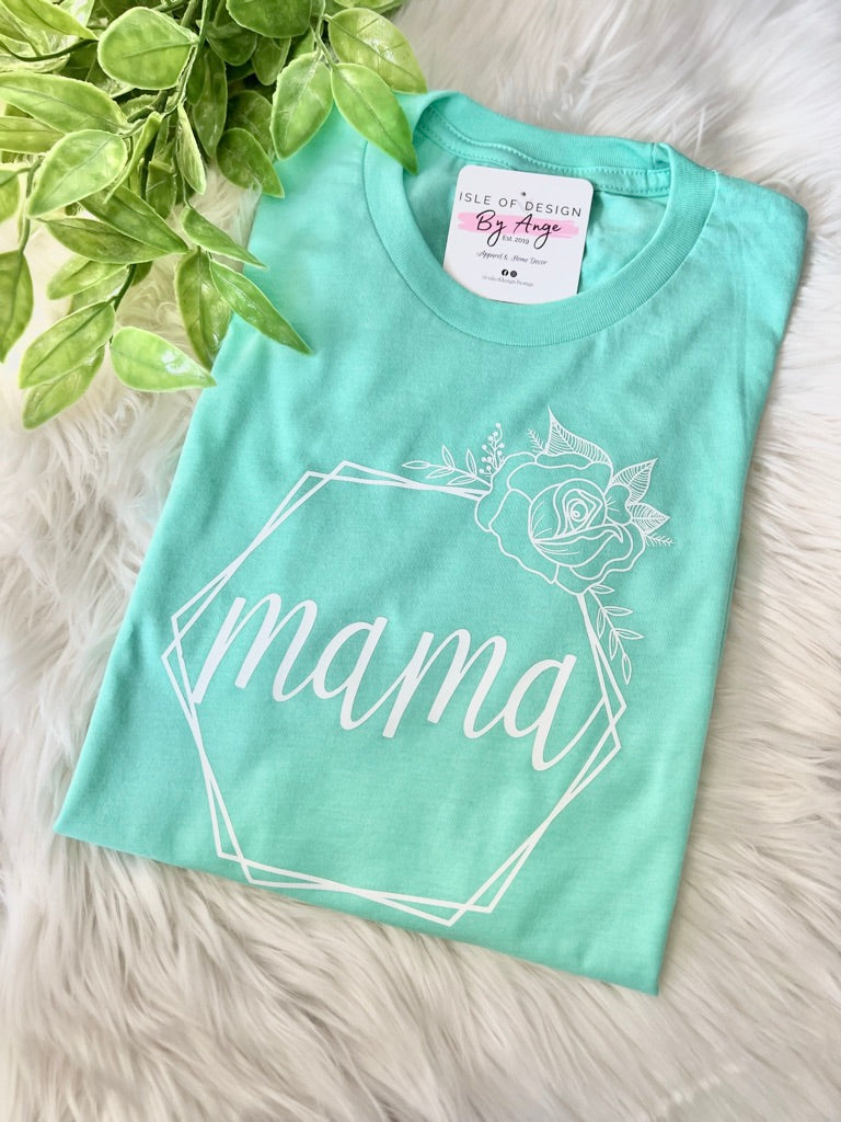 Floral Hex MAMA Favorite Tee