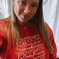 Christmas Words Luxe Crewneck