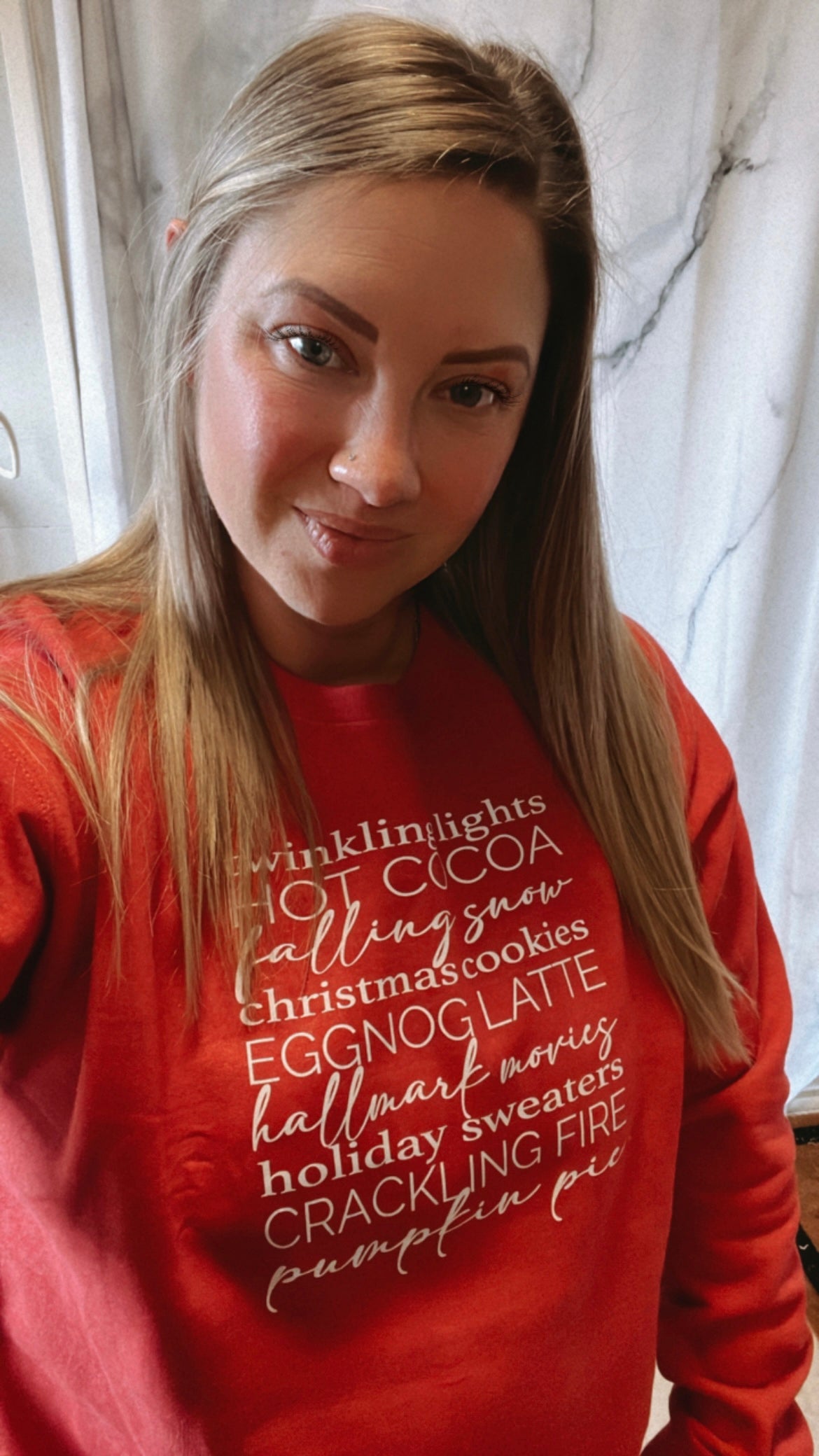 Christmas Words Luxe Crewneck
