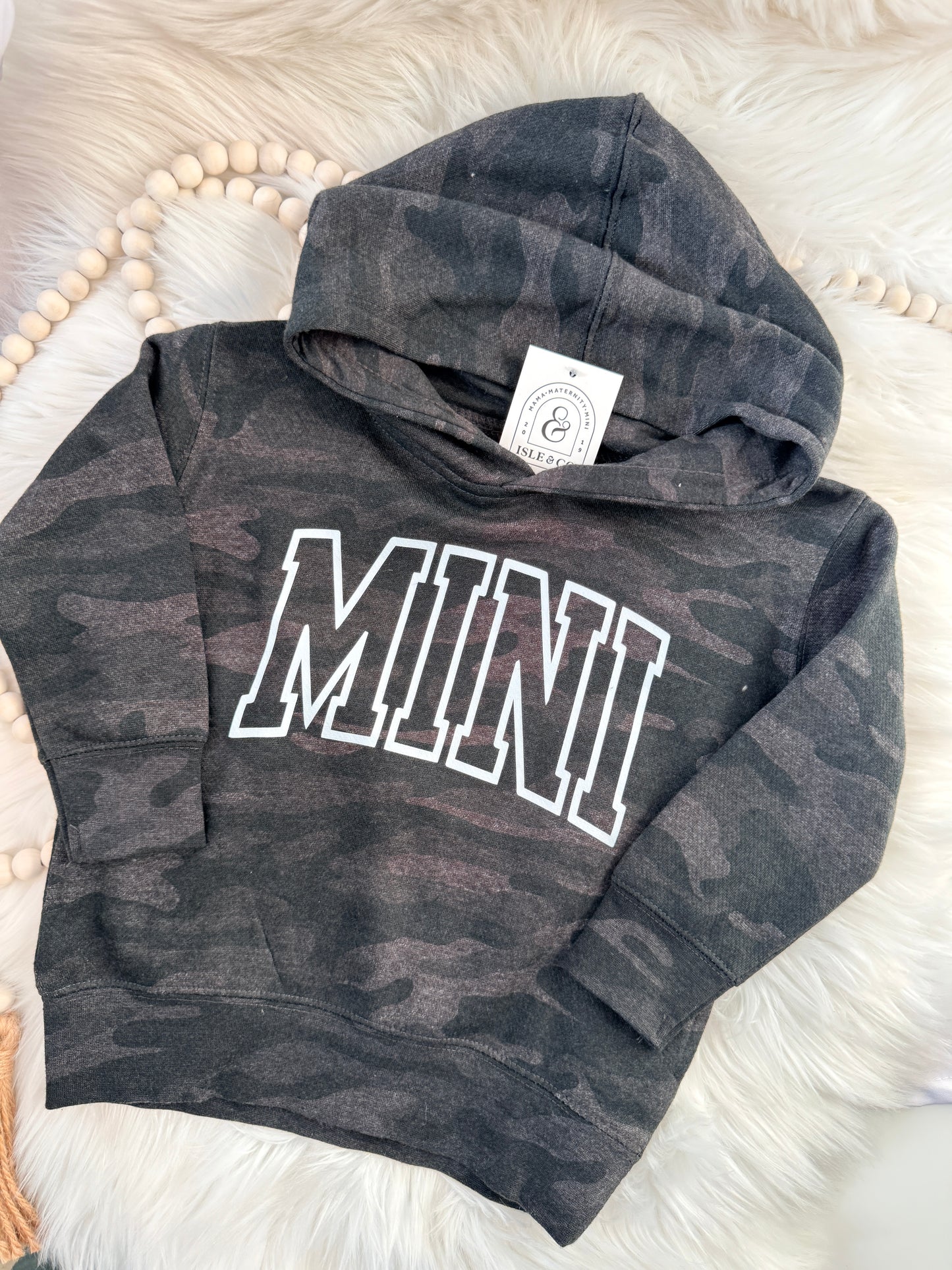 XL Varsity MINI Toddler Pullover Hoodie (STORM CAMO)