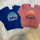 "Explore Sunsets" Royal Toddler Crewneck