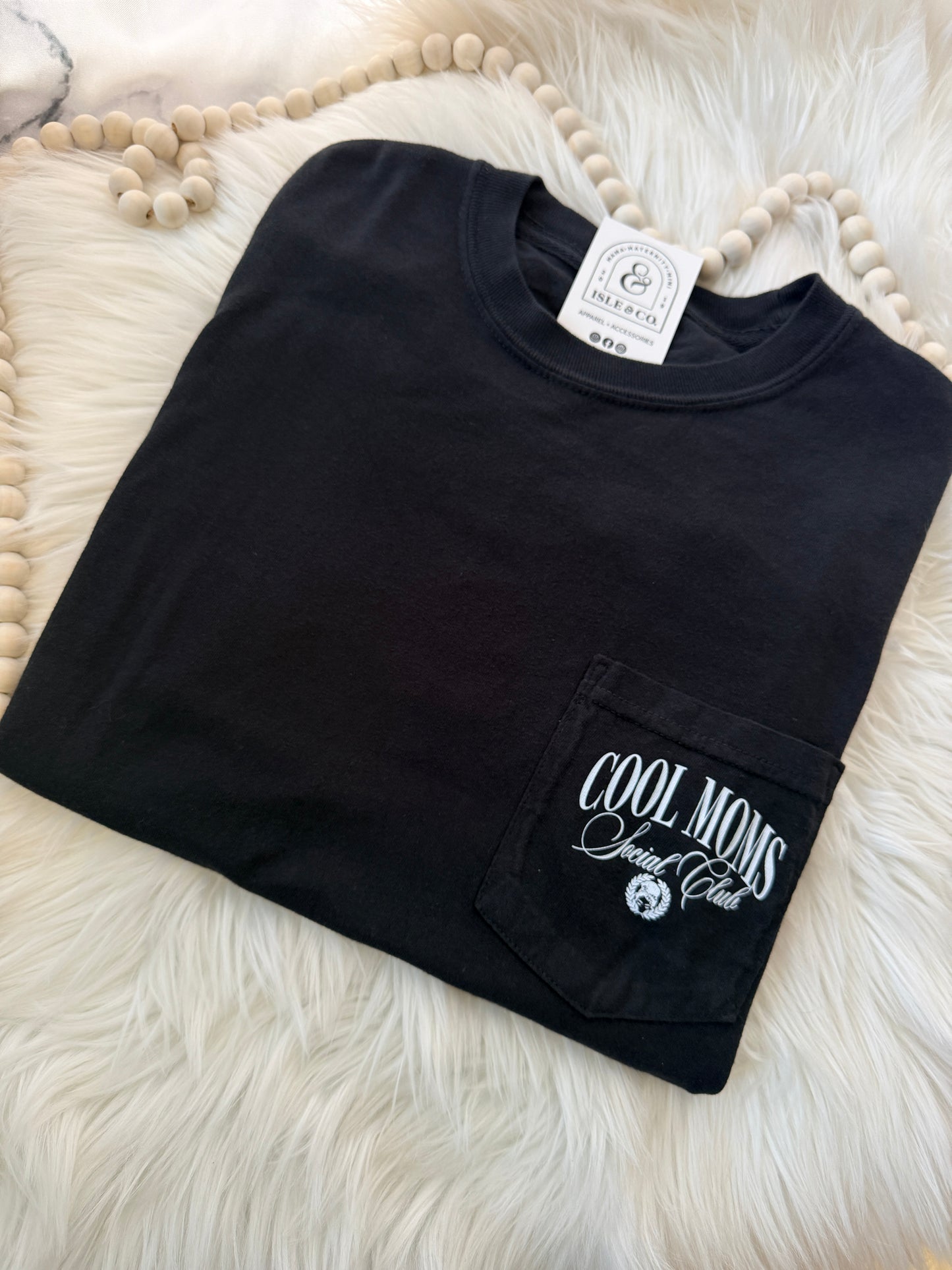 “Cool Moms Social Club" Vintage Wash Tee